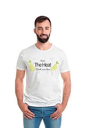 Buy SmarTee Street Beat The Heat with Some Lime Round Neck Half Sleeve ...