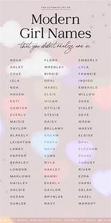 100+ *Gorgeous* Modern Girl Names (That You Didn't Realize Are In ...