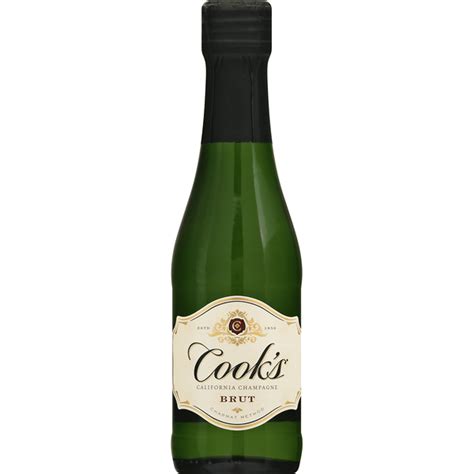 Cook's Brut, California Champagne (187 ml) Delivery or Pickup Near Me ...