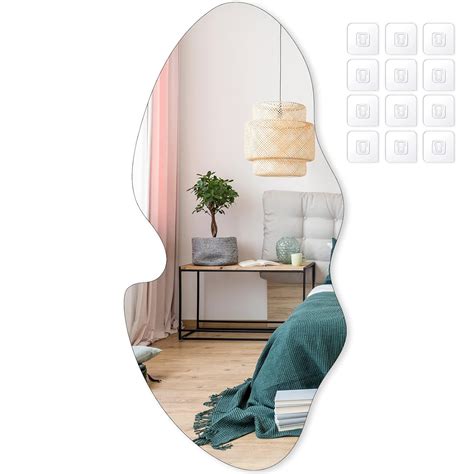 Buy Irregular Mirror Wall Decor Asymmetrical Wall Mounted Mirror ...