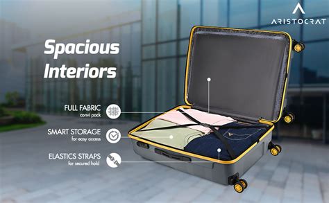 Buy Aristocrat Comet Set of 2 Trolley Bag 56, 66cm | Small+Medium ...