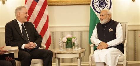 Prime Minister’s meeting with Gary E. Dickerson, CEO, Applied Materials