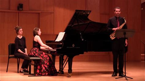 Sonata for Alto Saxophone and Piano by Paul Creston, Op. 19 | Michael ...