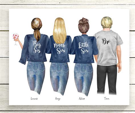 2 Brothers And 1 Sister Clipart