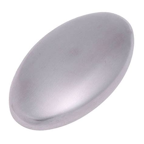 Generic Magic Steel Stainless Soap Oval Shape Cleaning Soap Odor Smell ...