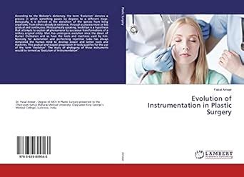 Evolution of Instrumentation in Plastic Surgery : Faisal Ameer: Amazon ...