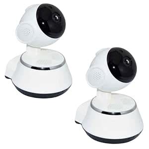 Buy Raptas (Pack of 2 CCTV Camera HD Wireless Rotate Vertically ...