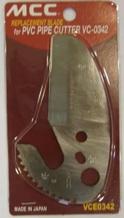 Blade Replacement for MCC 1 PVC & Cpvc Pipe Cutter Model Vc-0342 ...