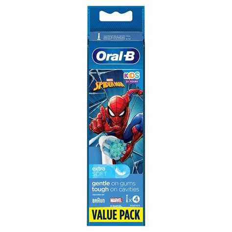 Oral-B | Dop.za el.cet.Oral-B Kids Spiderman 4pcs | Maxi