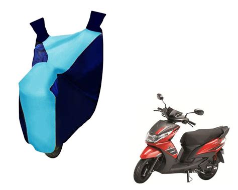 WolkomHome Blue & Syan Full Bike Body Cover for Yamaha Ray Z : Amazon ...