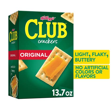 Buy Kellogg's Club Crackers, Original, 13.7 Oz, Box Online at Lowest ...