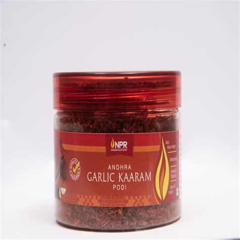 NPR Garlic Andhra Kaaram Podi 125g | South Indian Spice Rice Mix ...