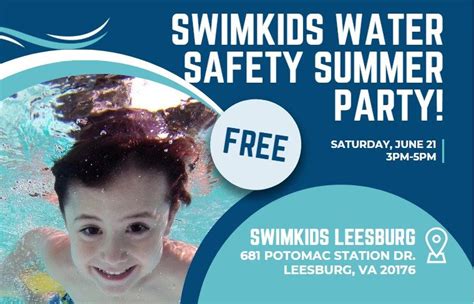 SwimKids Water Safety Summer Party at Leesburg!, SwimKids Swim School ...