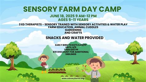 Sensory Farm Day Camp , Calvary Farms, Adkins, 18 June 2025 | AllEvents