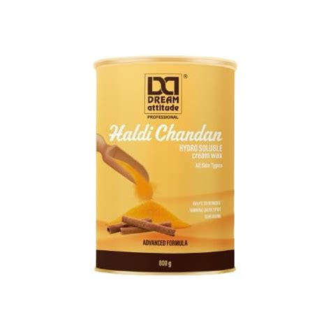 Da DREAM ATTITUDE Haldi Chandan Cream Wax 800ml - Nourishing Hair ...