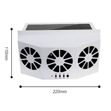 Tonquu Solar Powered Car Ventilator, Solar Powered Car India | Ubuy