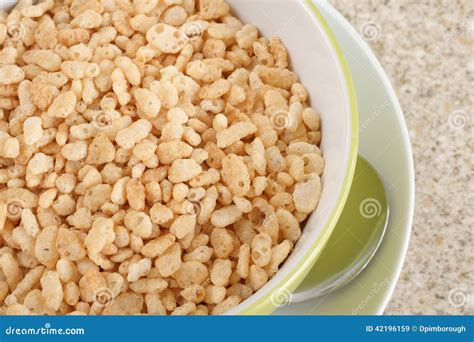 Puffed Rice Cereal stock image. Image of puffed, kids - 42196159