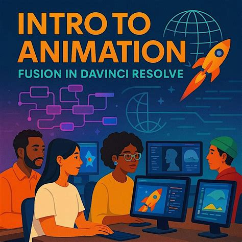 Intro to Animation using Fusion in Davinci Resolve! (4 sessions ...