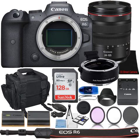 Buy Canon EOS R6 Mirrorless Digital Camera with RF 24-105mm f/4L USM ...