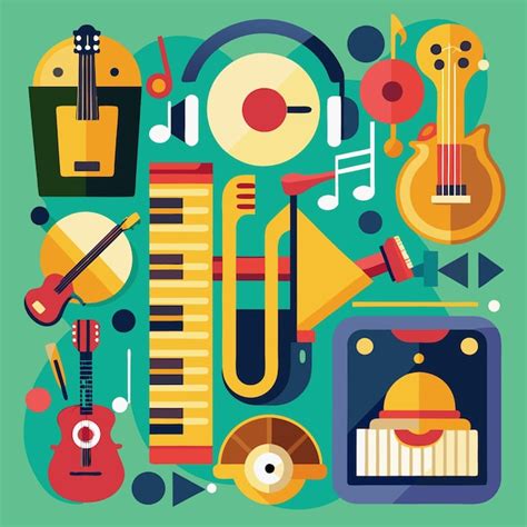 Image result for Musical Instruments Abstract Design