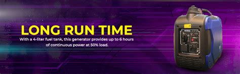 BKR® 2KVA Super Silent Inverter Generator with Overload Protection, 1 ...