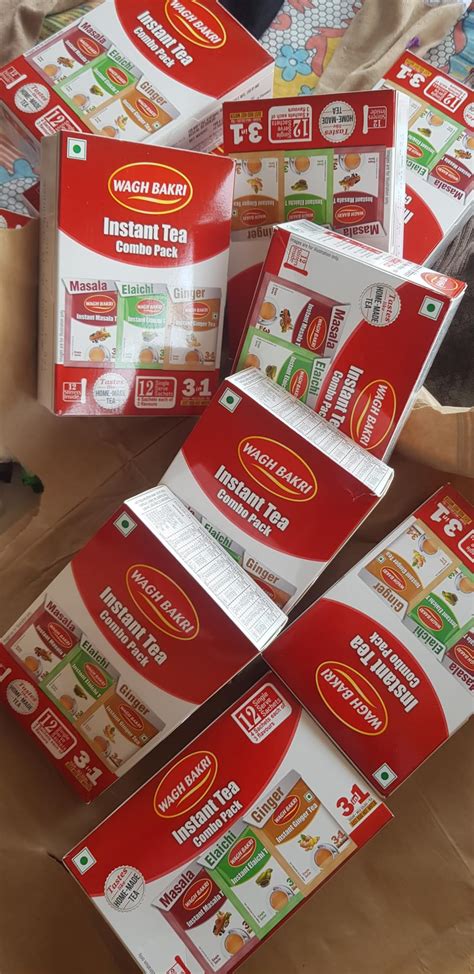 Wagh Bakri Instant Tea Premix Combo, 168 Grams, Ginger Powder : Amazon ...