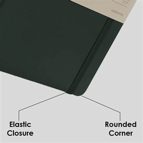 Buy myPAPERCLIP Signature Series Green A5 Squared Notebook ...
