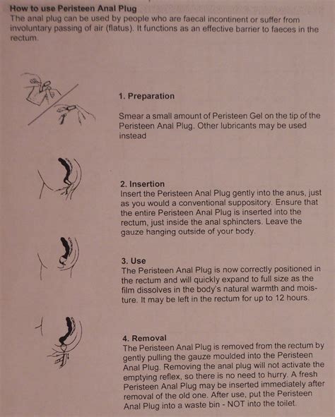 Buy 20 Large Bowel Leakage Fecal Incontinence Plug Spinal Cord Nerve ...