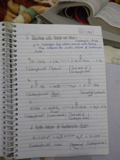 Chemical properties of carboxylic acids and its derivatives - Brainly.in