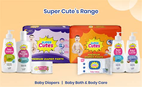Buy Super Cute's Premium Baby Diapers S Size, 40 Count, Super Soft and ...