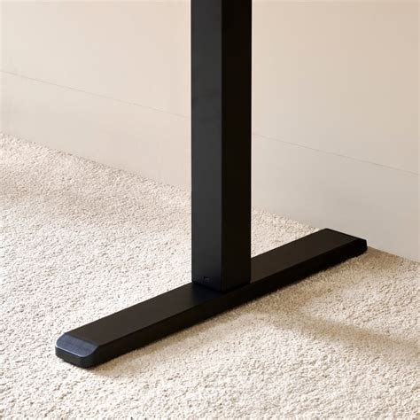 Buy Ascent Smart Height Adjustable Study Desk - Black from Home Centre ...