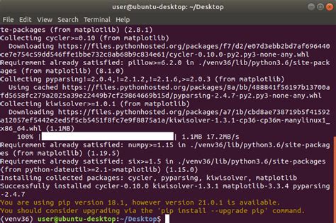 How to Download Matplotlib in Python 3.10.1 Using Upgrade PIP Command 的图像结果