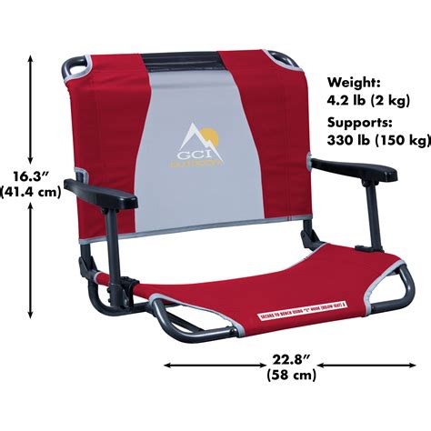 Snapklik.com : GCI Outdoor Big Comfort Stadium Chair