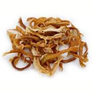 Dry lime rind