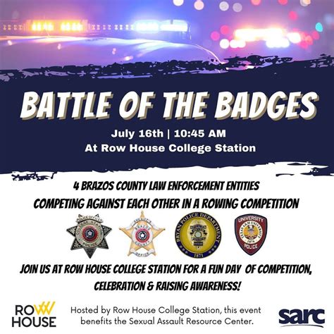 SARC, Brazos County law enforcement team up for ‘Battle of the Badges ...