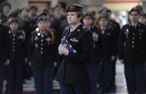 Photos: East High Army JROTC flag retirement ceremony - Anchorage Daily ...