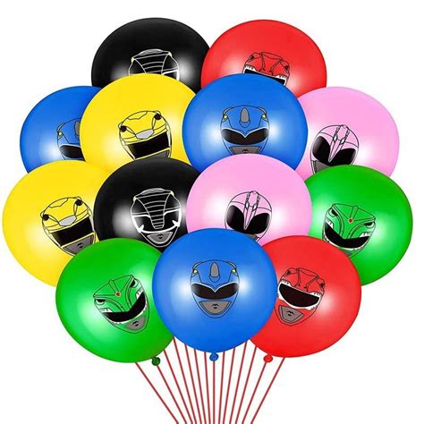 Buy Power Rangers Birthday Balloon, Power Rangers Theme Birthday ...