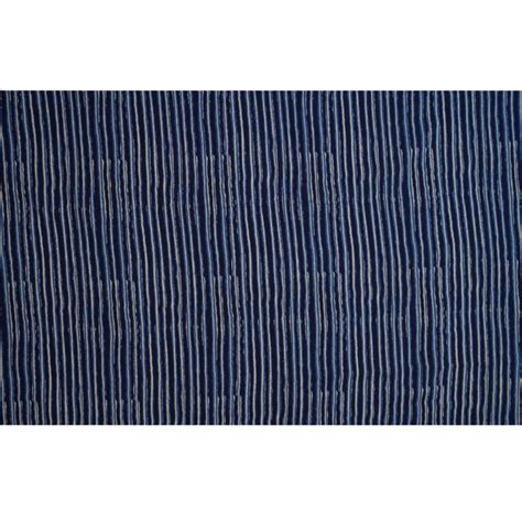 Buy Dark Blue Color Hand Block Printed Cotton Fabric 73011/43 | FFAB