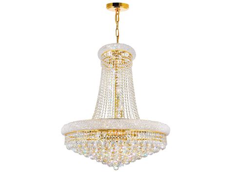 CWI Lighting Empire 18-Light Gold Traditional Chandelier | CWI8001P28G