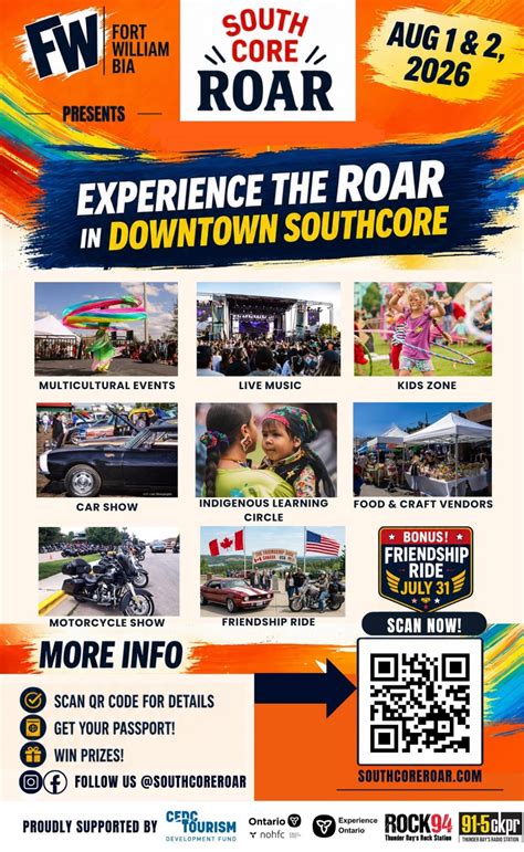 South Core Roar 2026, Fort William Business District BIA, Thunder Bay ...