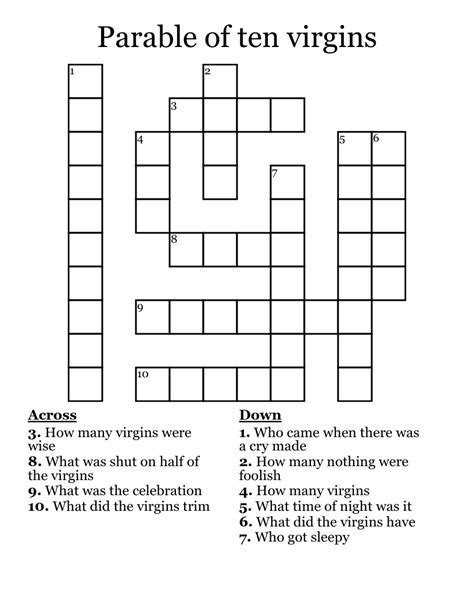 The wise & foolish servants Word Search - WordMint