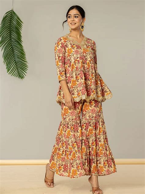 Buy Ethnic coord sets & trouser co ord set for women online – Yufta Store