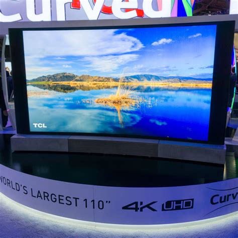 TCL's 110-inch curved 4K TV is the definition of CES spectacle - The Verge