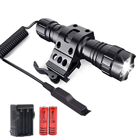 Windfire2000 Lumens Weapon Light Tactical Led Flashlight Rifle Lights ...