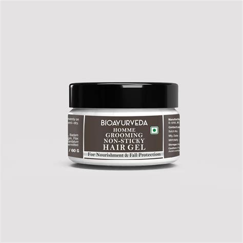 Homme Grooming Non-Sticky Hair Gel - bioayurveda