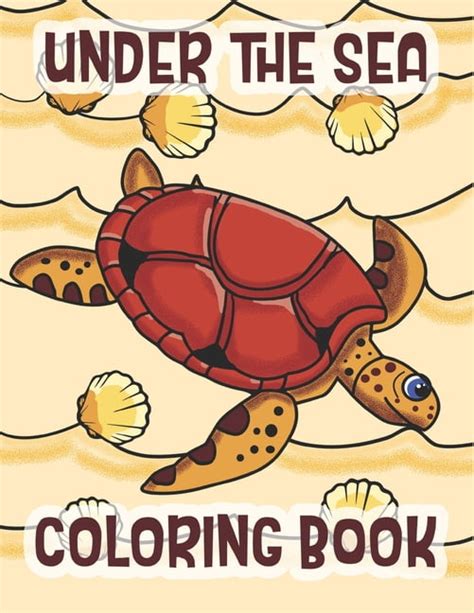 Buy Under The Sea Coloring Book: Marine Life Animals Of The Deep Ocean ...