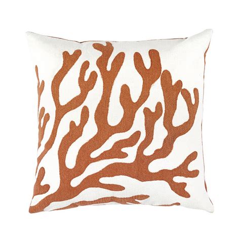 Coral Branch Indoor/Outdoor Pillow | Ballard Designs