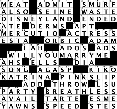 Custom Crossword Puzzle by New York Times Constructor for Birthday ...