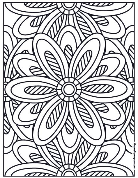 Stress Relief Coloring Pages for Adults (Free Printable PDFs)