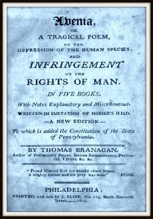 Avenia or A Tragical Poem eBook : Thomas Branagan: Amazon.in: Books
